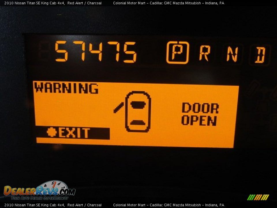 2010 Nissan Titan SE King Cab 4x4 Red Alert / Charcoal Photo #20