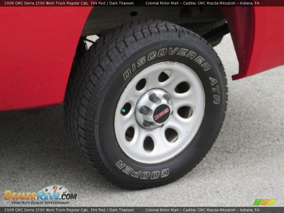 2008 GMC Sierra 1500 Work Truck Regular Cab Fire Red / Dark Titanium Photo #3