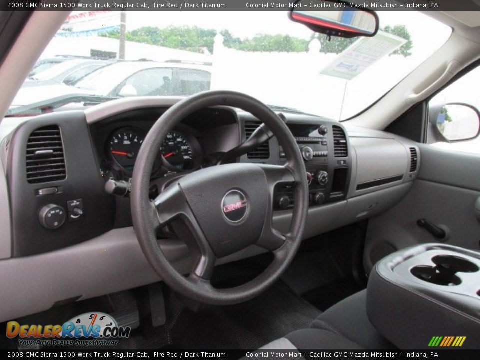 Dashboard of 2008 GMC Sierra 1500 Work Truck Regular Cab Photo #14