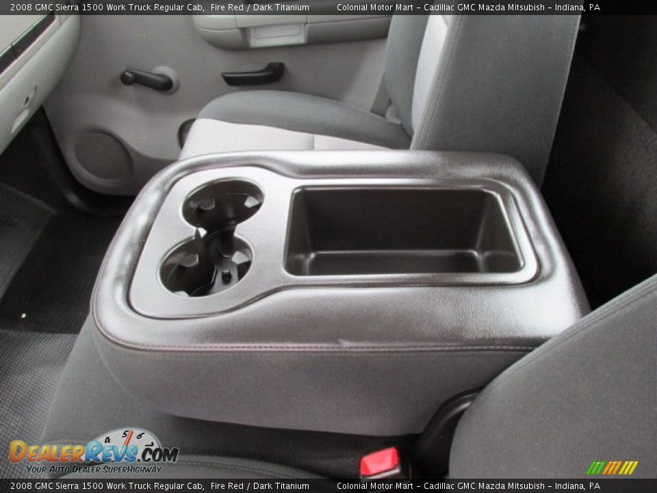 2008 GMC Sierra 1500 Work Truck Regular Cab Fire Red / Dark Titanium Photo #15