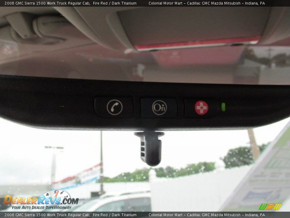2008 GMC Sierra 1500 Work Truck Regular Cab Fire Red / Dark Titanium Photo #16