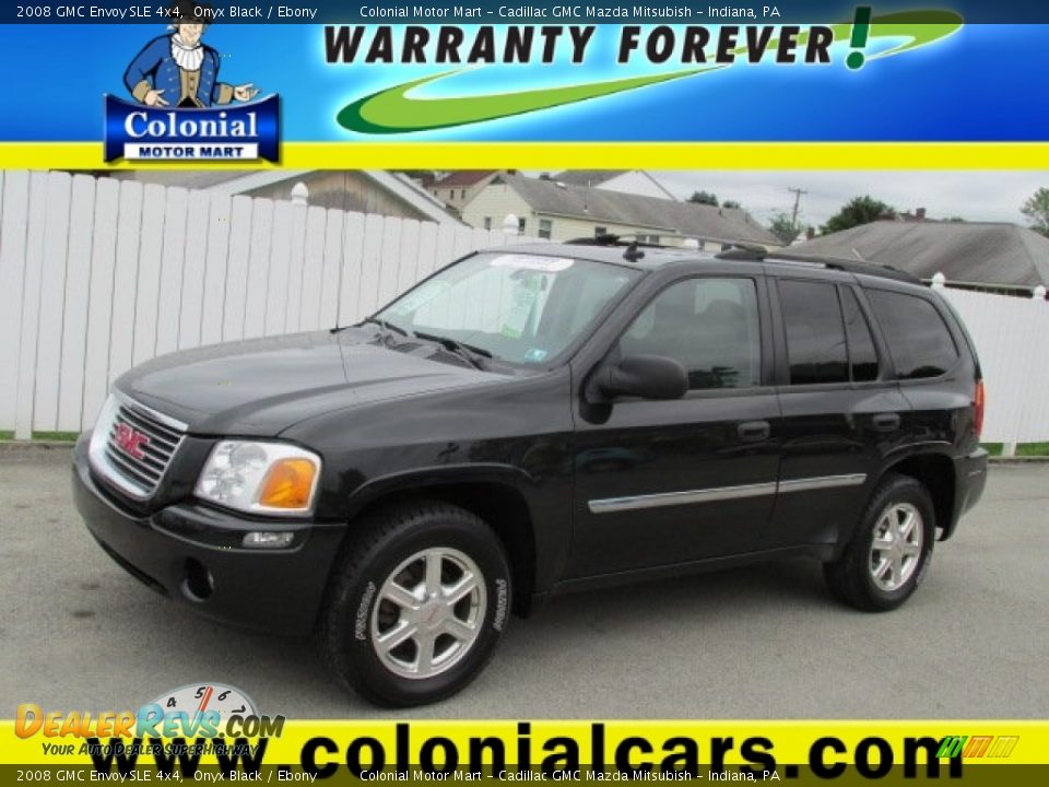 2008 GMC Envoy SLE 4x4 Onyx Black / Ebony Photo #1