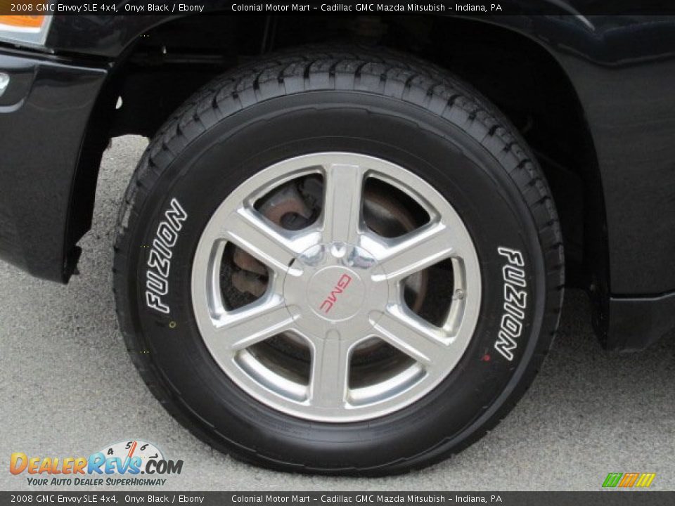 2008 GMC Envoy SLE 4x4 Onyx Black / Ebony Photo #3
