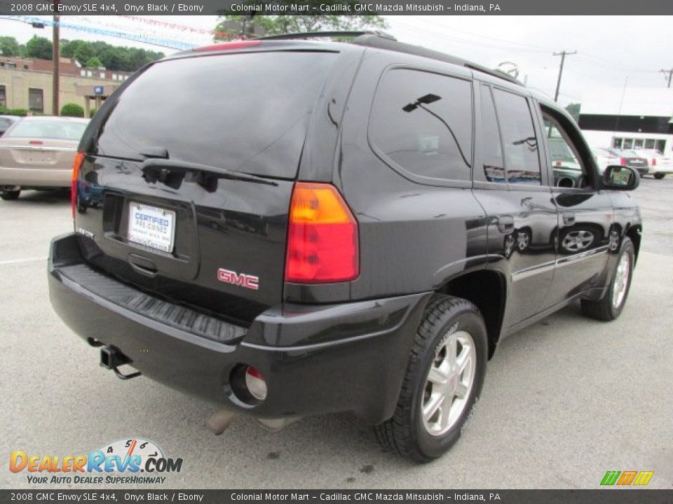 2008 GMC Envoy SLE 4x4 Onyx Black / Ebony Photo #7