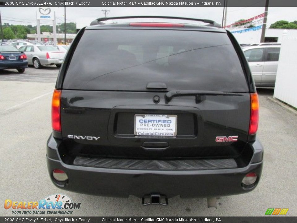 2008 GMC Envoy SLE 4x4 Onyx Black / Ebony Photo #8