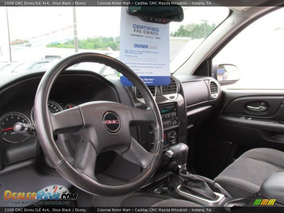 2008 GMC Envoy SLE 4x4 Onyx Black / Ebony Photo #13