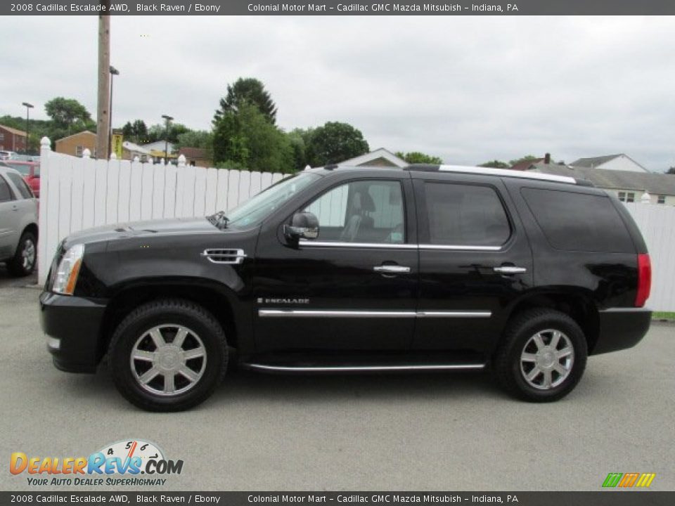 2008 Cadillac Escalade AWD Black Raven / Ebony Photo #2