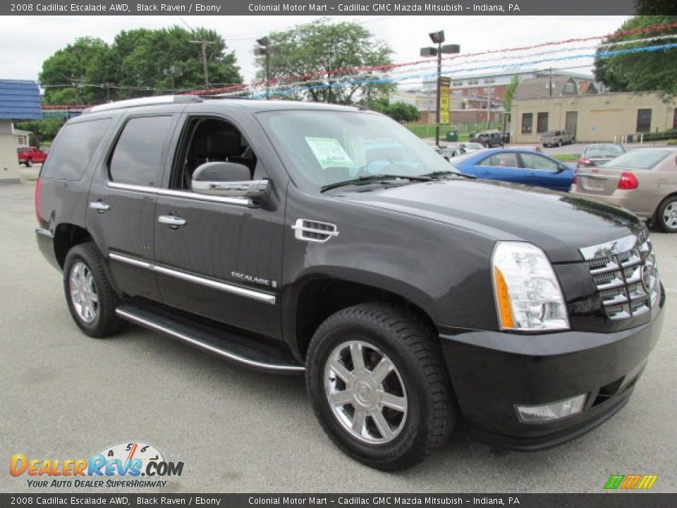 2008 Cadillac Escalade AWD Black Raven / Ebony Photo #5