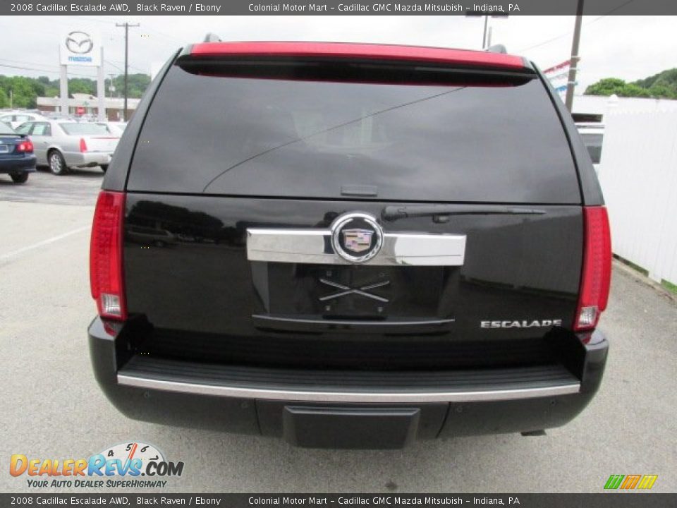 2008 Cadillac Escalade AWD Black Raven / Ebony Photo #7