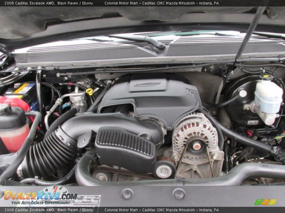 2008 Cadillac Escalade AWD Black Raven / Ebony Photo #8