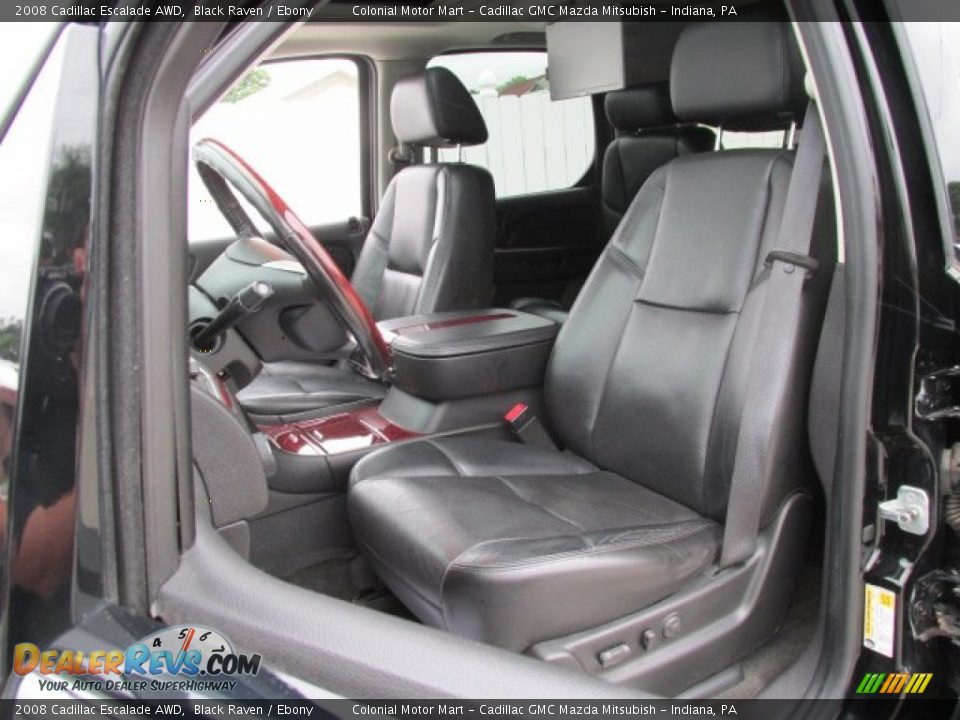 2008 Cadillac Escalade AWD Black Raven / Ebony Photo #12