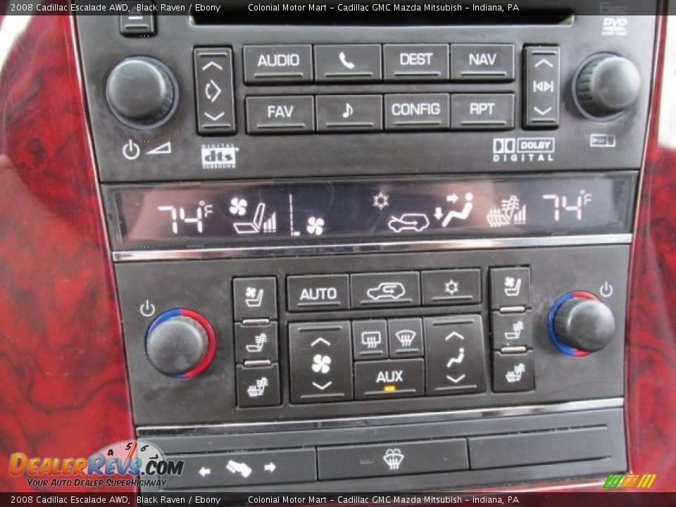 2008 Cadillac Escalade AWD Black Raven / Ebony Photo #15