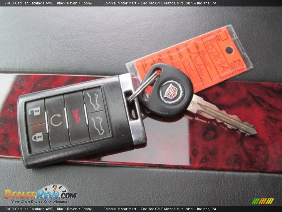 2008 Cadillac Escalade AWD Black Raven / Ebony Photo #22
