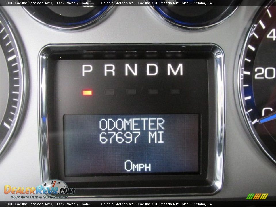 2008 Cadillac Escalade AWD Black Raven / Ebony Photo #24