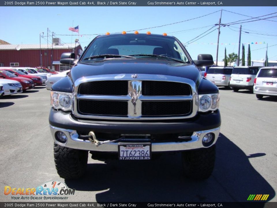 2005 Dodge Ram 2500 Power Wagon Quad Cab 4x4 Black / Dark Slate Gray Photo #2