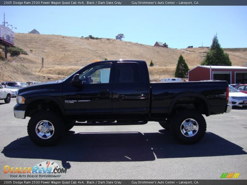 2005 Dodge Ram 2500 Power Wagon Quad Cab 4x4 Black / Dark Slate Gray Photo #4