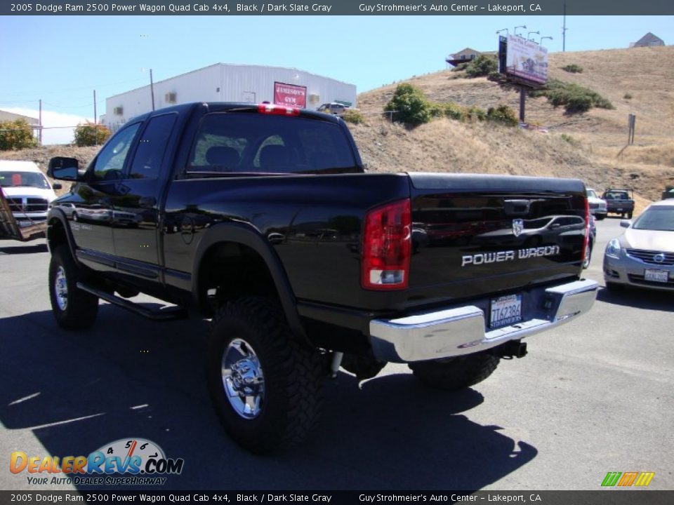 2005 Dodge Ram 2500 Power Wagon Quad Cab 4x4 Black / Dark Slate Gray Photo #5