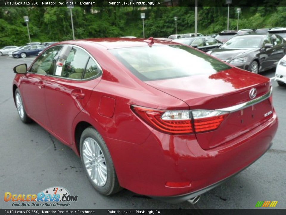 2013 Lexus ES 350 Matador Red Mica / Parchment Photo #2
