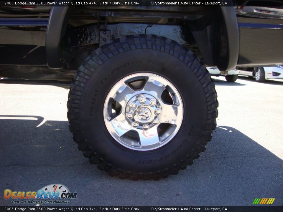 2005 Dodge Ram 2500 Power Wagon Quad Cab 4x4 Black / Dark Slate Gray Photo #25