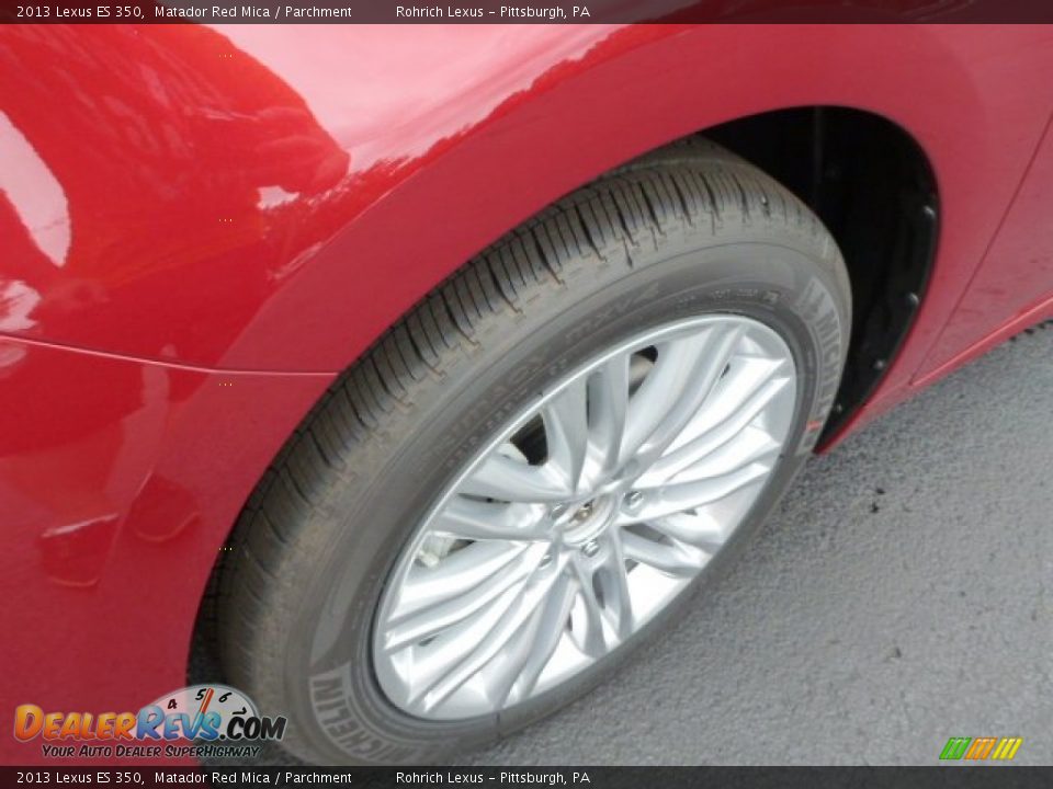 2013 Lexus ES 350 Matador Red Mica / Parchment Photo #9