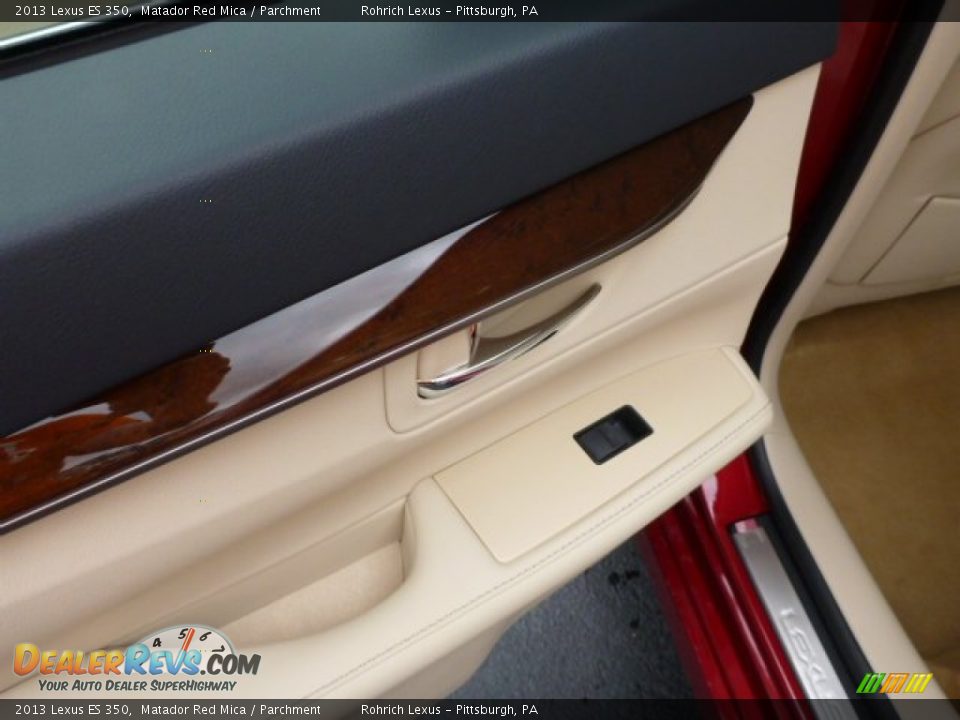 2013 Lexus ES 350 Matador Red Mica / Parchment Photo #13