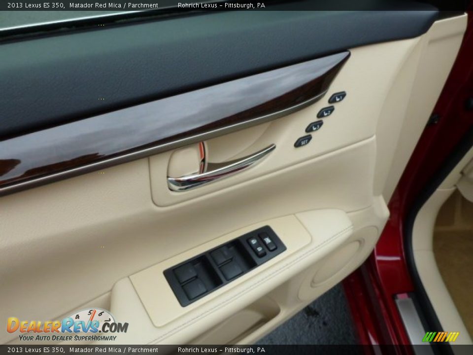 2013 Lexus ES 350 Matador Red Mica / Parchment Photo #14