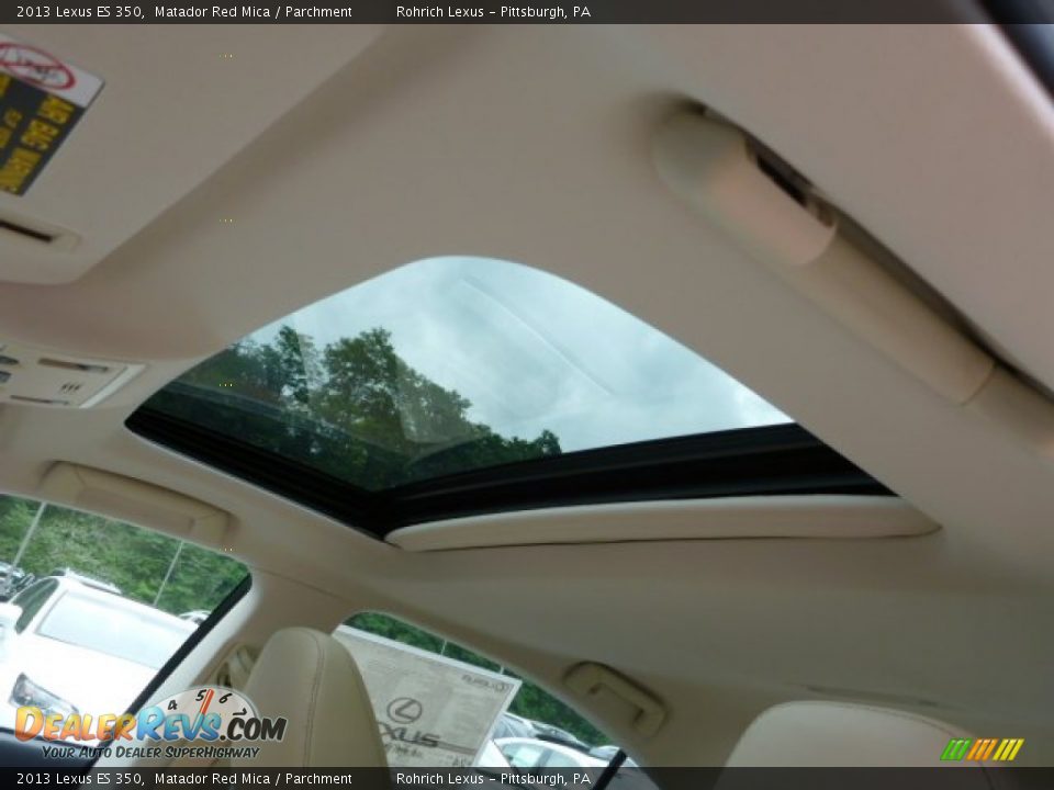 2013 Lexus ES 350 Matador Red Mica / Parchment Photo #15