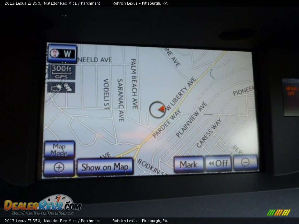 2013 Lexus ES 350 Matador Red Mica / Parchment Photo #16