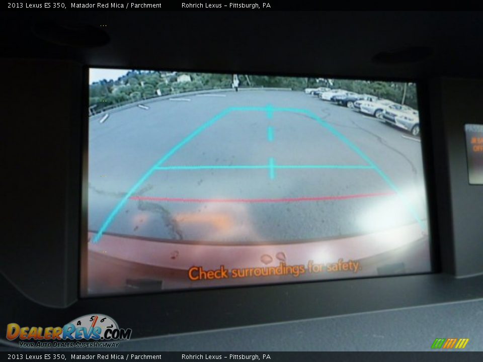 2013 Lexus ES 350 Matador Red Mica / Parchment Photo #17