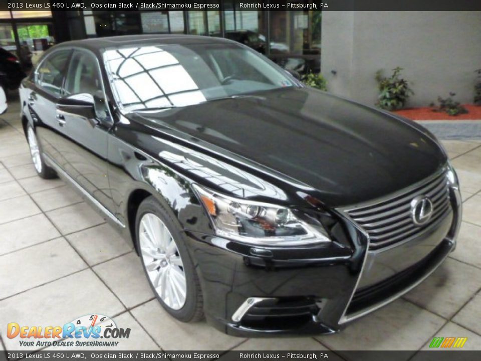 Front 3/4 View of 2013 Lexus LS 460 L AWD Photo #6