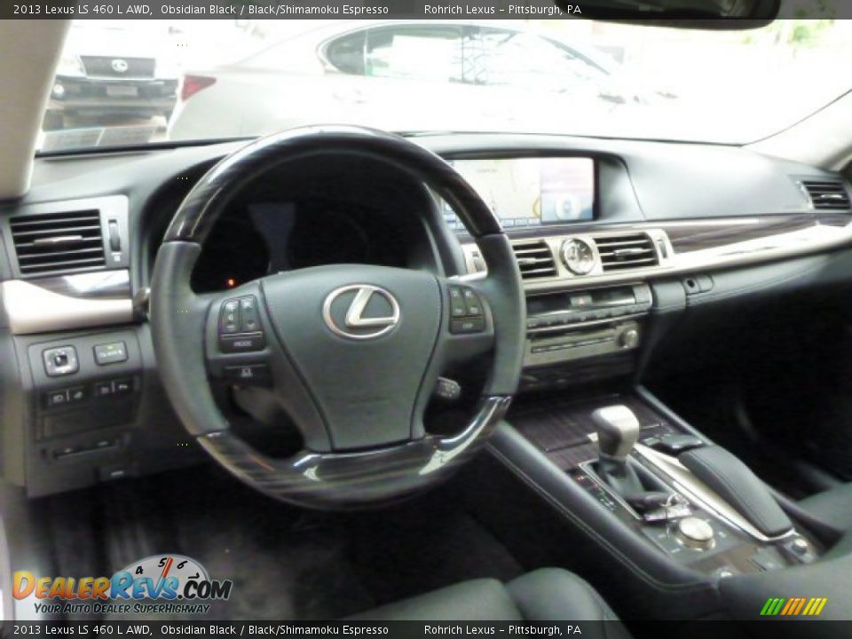 Dashboard of 2013 Lexus LS 460 L AWD Photo #12