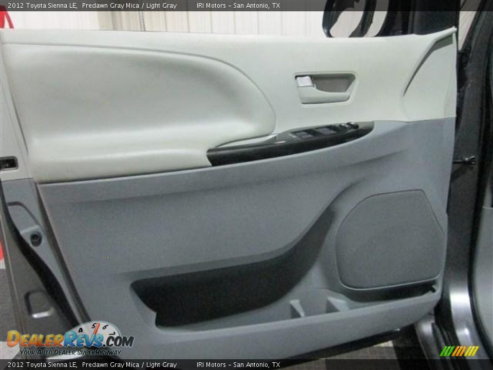 2012 Toyota Sienna LE Predawn Gray Mica / Light Gray Photo #9