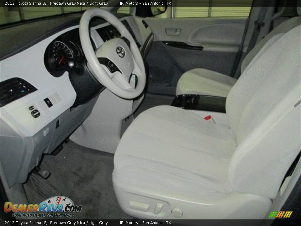2012 Toyota Sienna LE Predawn Gray Mica / Light Gray Photo #10