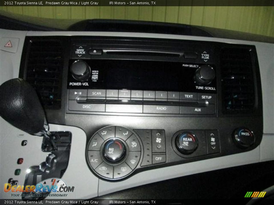 2012 Toyota Sienna LE Predawn Gray Mica / Light Gray Photo #14