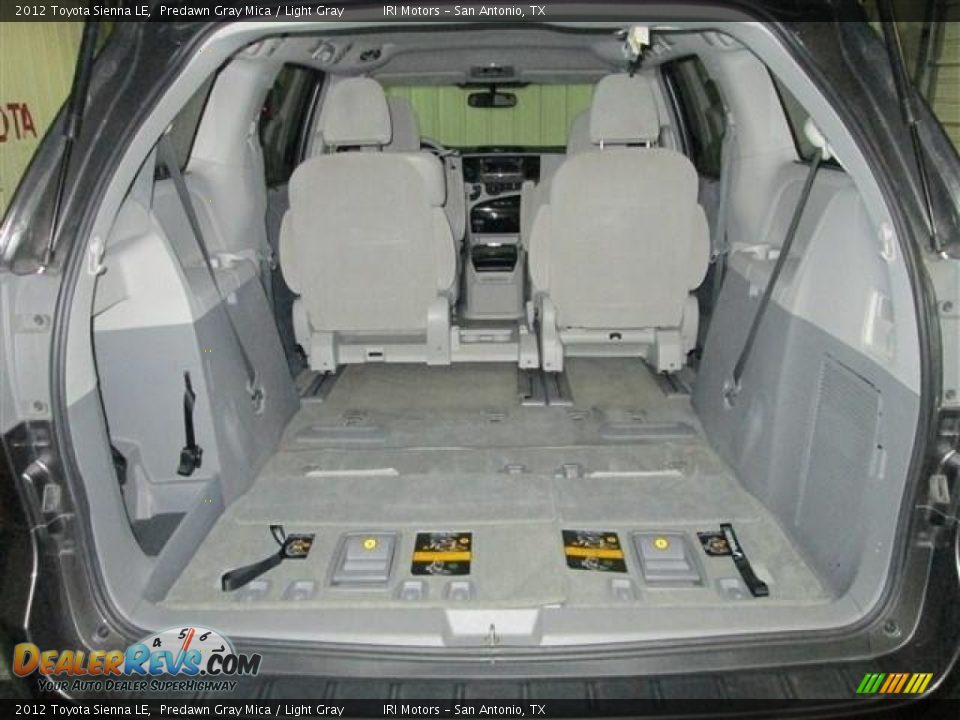 2012 Toyota Sienna LE Predawn Gray Mica / Light Gray Photo #22