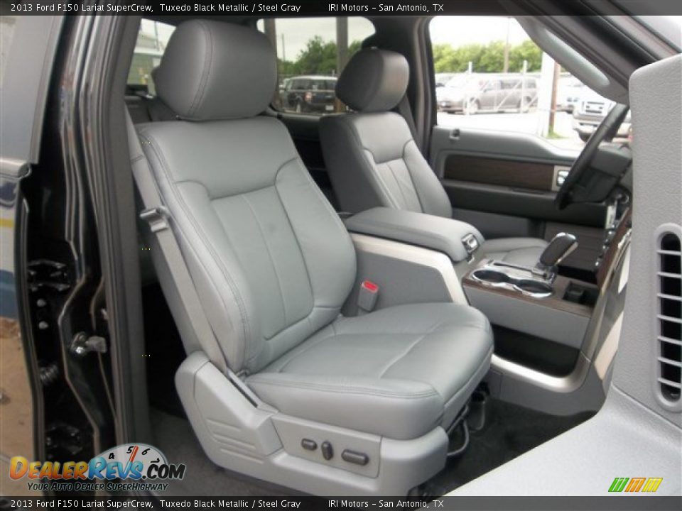Front Seat of 2013 Ford F150 Lariat SuperCrew Photo #13