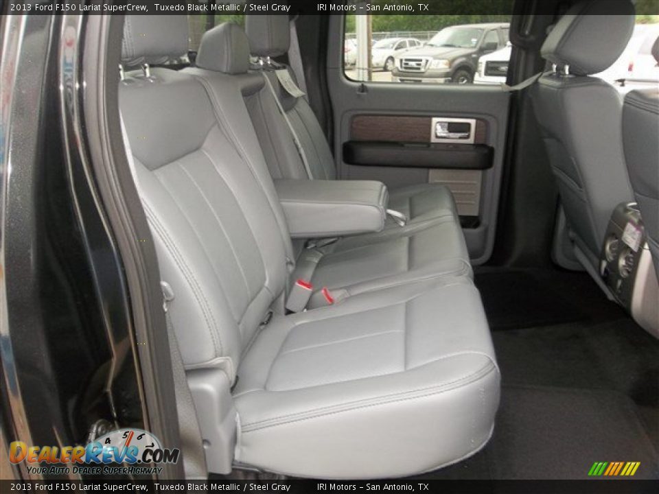 Rear Seat of 2013 Ford F150 Lariat SuperCrew Photo #15
