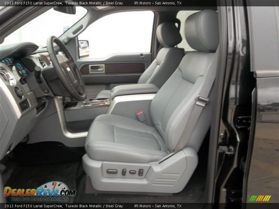 Front Seat of 2013 Ford F150 Lariat SuperCrew Photo #23