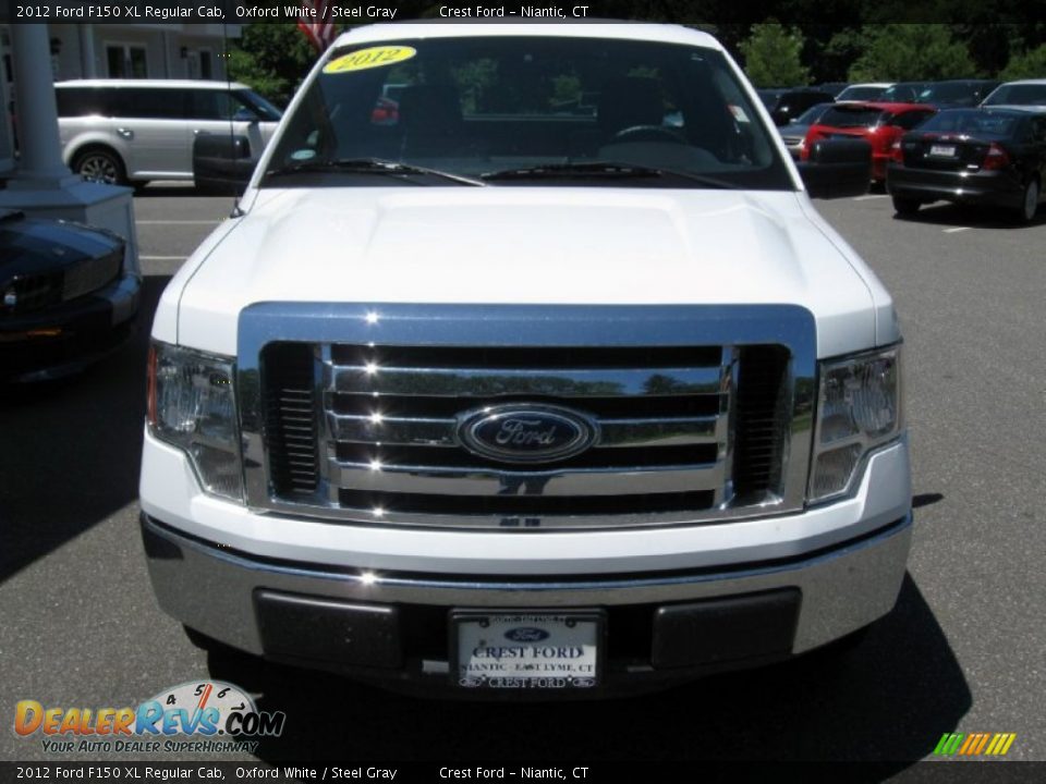 2012 Ford F150 XL Regular Cab Oxford White / Steel Gray Photo #2