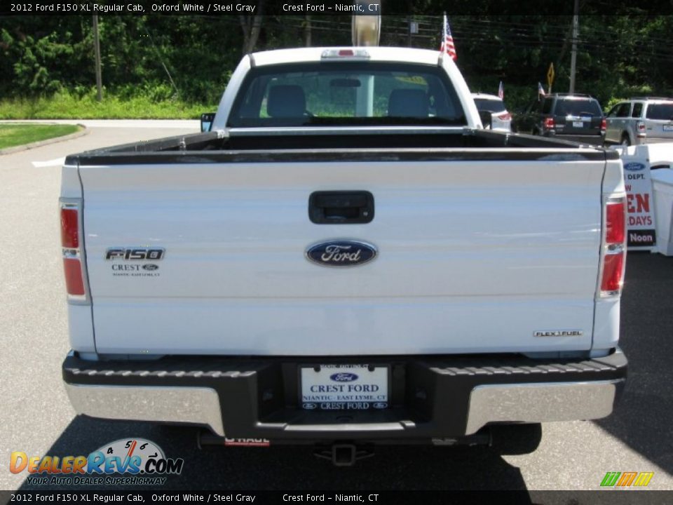 2012 Ford F150 XL Regular Cab Oxford White / Steel Gray Photo #6