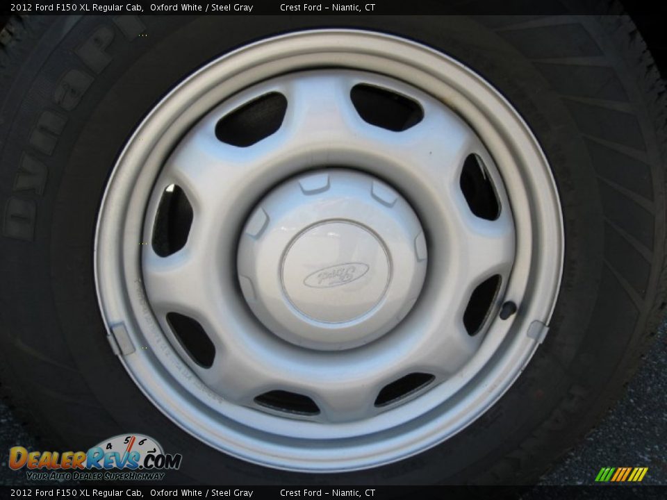 2012 Ford F150 XL Regular Cab Oxford White / Steel Gray Photo #8