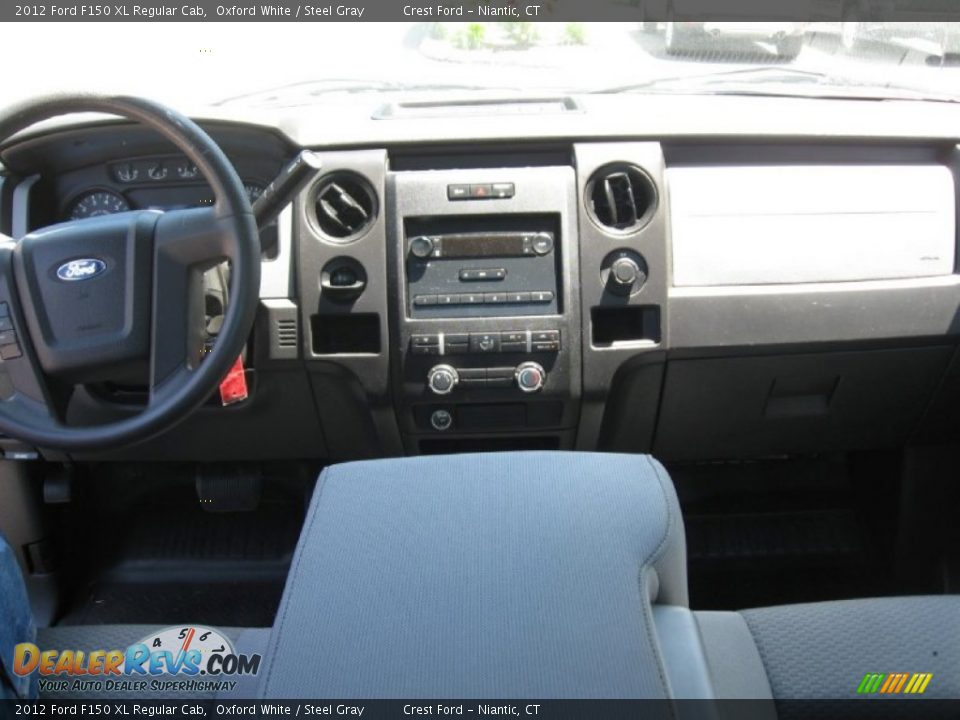 2012 Ford F150 XL Regular Cab Oxford White / Steel Gray Photo #11