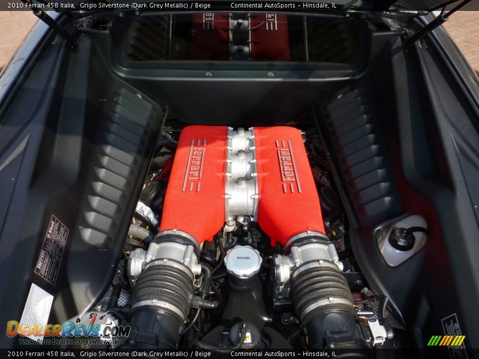 2010 Ferrari 458 Italia 4.5 Liter GDI DOHC 32-Valve VVT V8 Engine Photo #7