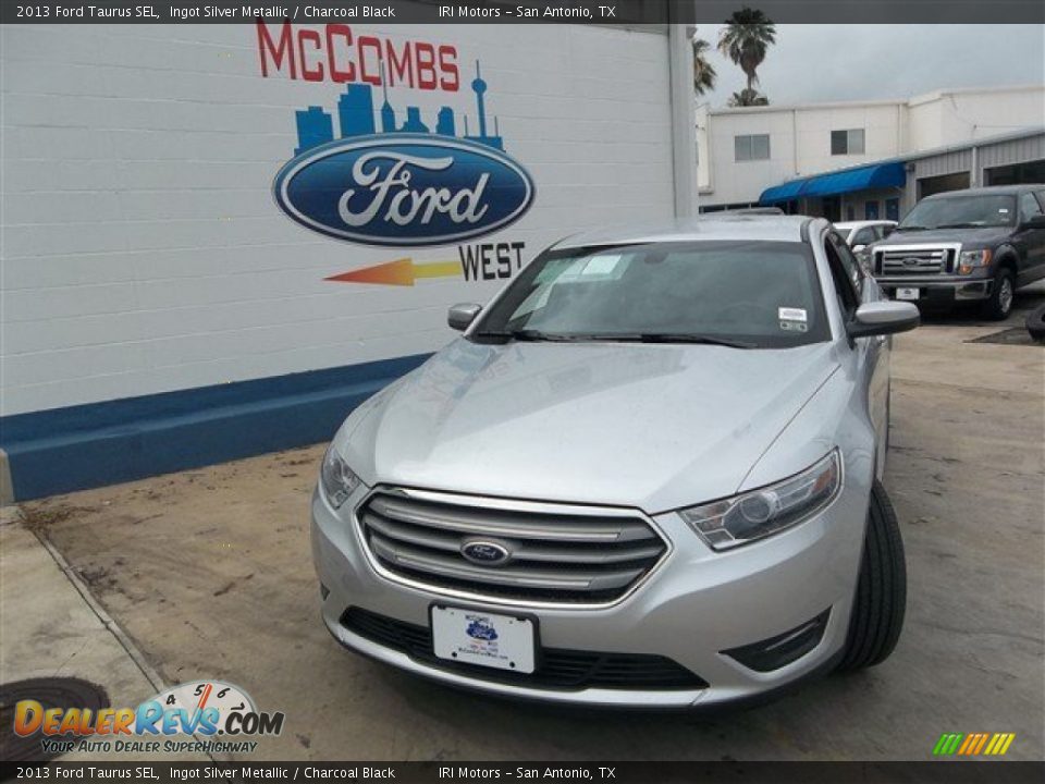 2013 Ford Taurus SEL Ingot Silver Metallic / Charcoal Black Photo #1
