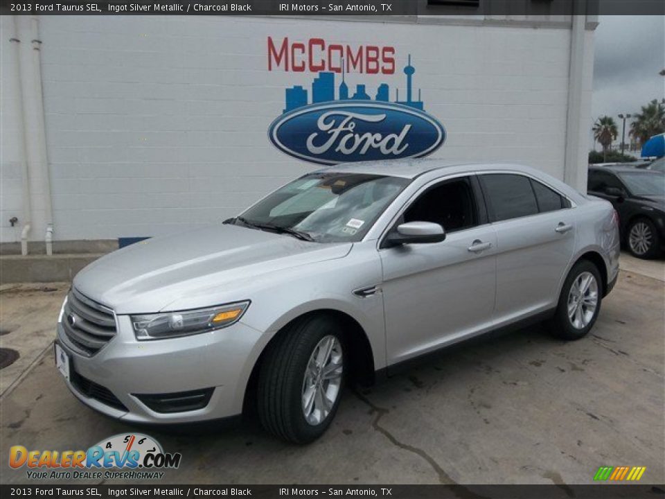 2013 Ford Taurus SEL Ingot Silver Metallic / Charcoal Black Photo #2