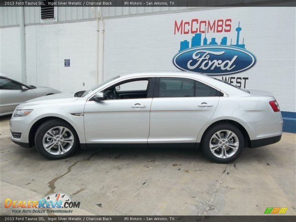 2013 Ford Taurus SEL Ingot Silver Metallic / Charcoal Black Photo #3