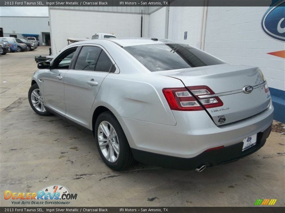 2013 Ford Taurus SEL Ingot Silver Metallic / Charcoal Black Photo #4