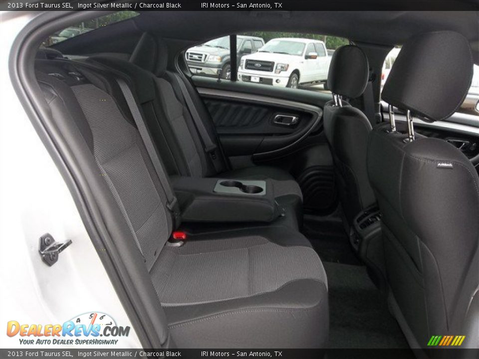 2013 Ford Taurus SEL Ingot Silver Metallic / Charcoal Black Photo #13