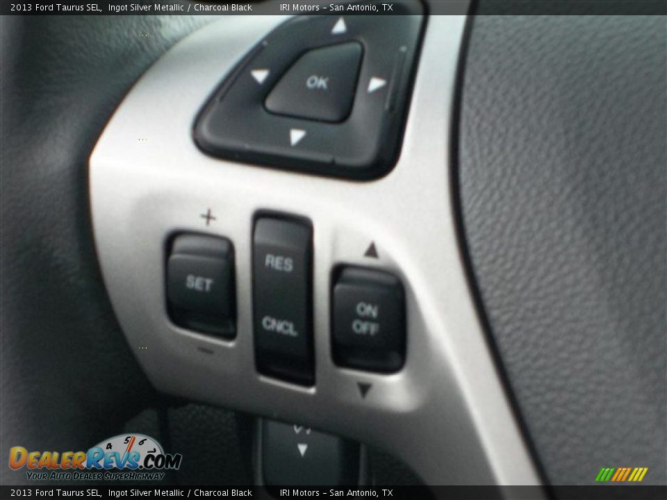2013 Ford Taurus SEL Ingot Silver Metallic / Charcoal Black Photo #18