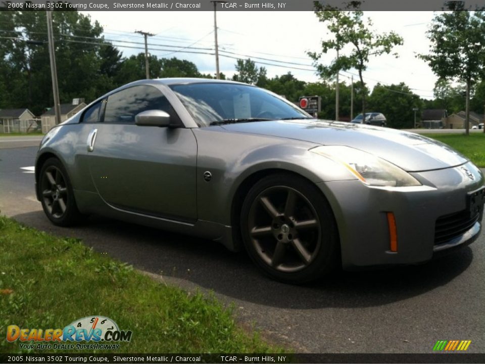 2005 Nissan 350Z Touring Coupe Silverstone Metallic / Charcoal Photo #4